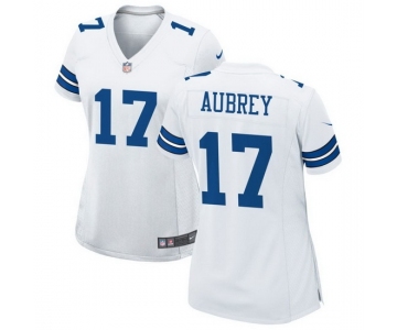 Women Dallas Cowboys #17 Brandon Aubrey Limited white Vapor Untouchable Jersey