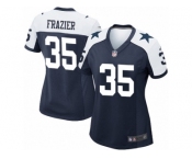 Women Nike Dallas Cowboys #35 Kavon Frazier Game Navy Blue Throwback Alternate NFL Jersey Women Nike Dallas Cowboys #35 Kavon Frazier Game Navy Blue Throwback Alternate NFL Jersey
