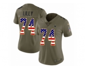 Women Nike Dallas Cowboys #74 Bob Lilly Limited Olive USA Flag 2017 Salute to Service NFL Jersey Women Nike Dallas Cowboys #74 Bob Lilly Limited Olive USA Flag 2017 Salute to Service NFL Jersey