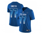 Women Nike Dallas Cowboys #77 Tyron Smith Royal Stitched NFL Limited NFC 2018 Pro Bowl Jersey Women Nike Dallas Cowboys #77 Tyron Smith Royal Stitched NFL Limited NFC 2018 Pro Bowl Jersey