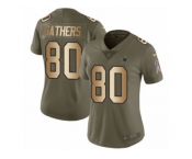 Women Nike Dallas Cowboys #80 Rico Gathers Limited Olive Gold 2017 Salute to Service NFL Jersey Women Nike Dallas Cowboys #80 Rico Gathers Limited Olive Gold 2017 Salute to Service NFL Jersey