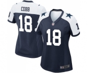 Women's Dallas Cowboys #18 Randall Cobb Game Navy Blue Throwback Alternate Football Jersey Women's Dallas Cowboys #18 Randall Cobb Game Navy Blue Throwback Alternate Football Jersey