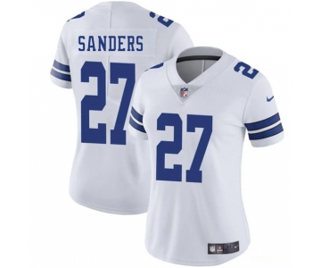 Women's Dallas Cowboys #27 Miles Sanders White 2025 Vapor Untouchable Limited Football Stitched Jersey