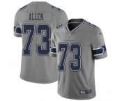 Women's Dallas Cowboys #73 Larry Allen Limited Gray Inverted Legend Football Jersey Women's Dallas Cowboys #73 Larry Allen Limited Gray Inverted Legend Football Jersey