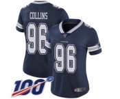 Women's Dallas Cowboys #96 Maliek Collins Navy Blue Team Color Vapor Untouchable Limited Player 100th Season Football Jersey Women's Dallas Cowboys #96 Maliek Collins Navy Blue Team Color Vapor Untouchable Limited Player 100th Season Football Jersey