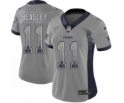 Women's Nike Dallas Cowboys #11 Cole Beasley Limited Gray Rush Drift Fashion NFL Jersey Women's Nike Dallas Cowboys #11 Cole Beasley Limited Gray Rush Drift Fashion NFL Jersey