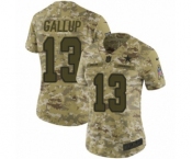 Women's Nike Dallas Cowboys #13 Michael Gallup Limited Camo 2018 Salute to Service NFL Jersey Women's Nike Dallas Cowboys #13 Michael Gallup Limited Camo 2018 Salute to Service NFL Jersey