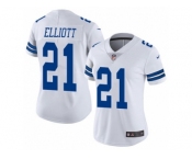 Women's Nike Dallas Cowboys #21 Ezekiel Elliott Vapor Untouchable Limited White NFL Jersey Women's Nike Dallas Cowboys #21 Ezekiel Elliott Vapor Untouchable Limited White NFL Jersey
