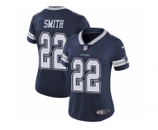 Women's Nike Dallas Cowboys #22 Emmitt Smith Vapor Untouchable Limited Navy Blue Team Color NFL Jersey Women's Nike Dallas Cowboys #22 Emmitt Smith Vapor Untouchable Limited Navy Blue Team Color NFL Jersey