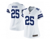 Women's Nike Dallas Cowboys #25 Xavier Woods Limited White NFL Jersey Women's Nike Dallas Cowboys #25 Xavier Woods Limited White NFL Jersey