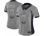 Women's Nike Dallas Cowboys #3 Mike White Limited Gray Rush Drift Fashion NFL Jersey Women's Nike Dallas Cowboys #3 Mike White Limited Gray Rush Drift Fashion NFL Jersey
