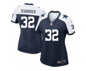 Women's Nike Dallas Cowboys #32 Orlando Scandrick Game Navy Blue Throwback Alternate NFL Jersey Women's Nike Dallas Cowboys #32 Orlando Scandrick Game Navy Blue Throwback Alternate NFL Jersey