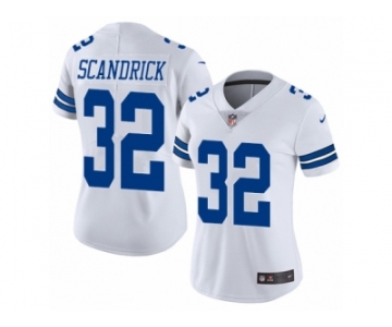 Women's Nike Dallas Cowboys #32 Orlando Scandrick Vapor Untouchable Limited White NFL Jersey