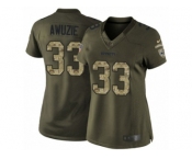 Women's Nike Dallas Cowboys #33 Chidobe Awuzie Limited Green Salute to Service NFL Jersey Women's Nike Dallas Cowboys #33 Chidobe Awuzie Limited Green Salute to Service NFL Jersey