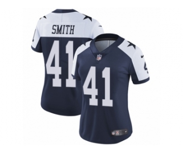 Women's Nike Dallas Cowboys #41 Keith Smith Vapor Untouchable Limited Navy Blue Throwback Alternate NFL Jersey