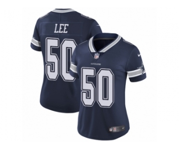 Women's Nike Dallas Cowboys #50 Sean Lee Vapor Untouchable Limited Navy Blue Team Color NFL Jersey