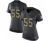 Women's Nike Dallas Cowboys #55 Leighton Vander Esch Limited Black 2016 Salute to Service NFL Jersey Women's Nike Dallas Cowboys #55 Leighton Vander Esch Limited Black 2016 Salute to Service NFL Jersey