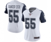 Women's Nike Dallas Cowboys #55 Leighton Vander Esch Limited White Rush Vapor Untouchable NFL Jersey Women's Nike Dallas Cowboys #55 Leighton Vander Esch Limited White Rush Vapor Untouchable NFL Jersey
