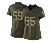 Women's Nike Dallas Cowboys #55 Stephen Paea Limited Green Salute to Service NFL Jersey Women's Nike Dallas Cowboys #55 Stephen Paea Limited Green Salute to Service NFL Jersey