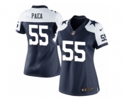 Women's Nike Dallas Cowboys #55 Stephen Paea Navy Blue Throwback Alternate NFL Jersey Women's Nike Dallas Cowboys #55 Stephen Paea Navy Blue Throwback Alternate NFL Jersey
