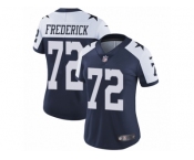 Women's Nike Dallas Cowboys #72 Travis Frederick Vapor Untouchable Limited Navy Blue Throwback Alternate NFL Jersey Women's Nike Dallas Cowboys #72 Travis Frederick Vapor Untouchable Limited Navy Blue Throwback Alternate NFL Jersey