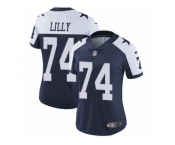 Women's Nike Dallas Cowboys #74 Bob Lilly Vapor Untouchable Limited Navy Blue Throwback Alternate NFL Jersey Women's Nike Dallas Cowboys #74 Bob Lilly Vapor Untouchable Limited Navy Blue Throwback Alternate NFL Jersey