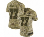Women's Nike Dallas Cowboys #77 Tyron Smith Limited Camo 2018 Salute to Service NFL Jersey Women's Nike Dallas Cowboys #77 Tyron Smith Limited Camo 2018 Salute to Service NFL Jersey