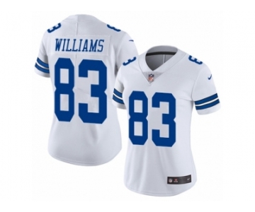Women's Nike Dallas Cowboys #83 Terrance Williams Vapor Untouchable Limited White NFL Jersey