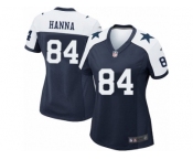 Women's Nike Dallas Cowboys #84 James Hanna Game Navy Blue Throwback Alternate NFL Jersey Women's Nike Dallas Cowboys #84 James Hanna Game Navy Blue Throwback Alternate NFL Jersey