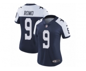 Women's Nike Dallas Cowboys #9 Tony Romo Vapor Untouchable Limited Navy Blue Throwback Alternate NFL Jersey Women's Nike Dallas Cowboys #9 Tony Romo Vapor Untouchable Limited Navy Blue Throwback Alternate NFL Jersey