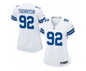 Women's Nike Dallas Cowboys #92 Cedric Thornton Game White NFL Jersey Women's Nike Dallas Cowboys #92 Cedric Thornton Game White NFL Jersey