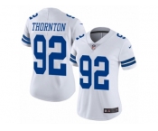 Women's Nike Dallas Cowboys #92 Cedric Thornton Vapor Untouchable Limited White NFL Jersey Women's Nike Dallas Cowboys #92 Cedric Thornton Vapor Untouchable Limited White NFL Jersey