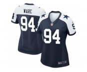Women's Nike Dallas Cowboys #94 DeMarcus Ware Game Navy Blue Throwback Alternate NFL Jersey Women's Nike Dallas Cowboys #94 DeMarcus Ware Game Navy Blue Throwback Alternate NFL Jersey