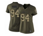 Women's Nike Dallas Cowboys #94 DeMarcus Ware Limited Green Salute to Service NFL Jersey Women's Nike Dallas Cowboys #94 DeMarcus Ware Limited Green Salute to Service NFL Jersey