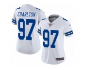Women's Nike Dallas Cowboys #97 Taco Charlton Vapor Untouchable Limited White NFL Jersey Women's Nike Dallas Cowboys #97 Taco Charlton Vapor Untouchable Limited White NFL Jersey