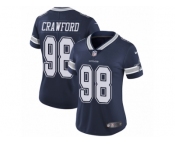 Women's Nike Dallas Cowboys #98 Tyrone Crawford Vapor Untouchable Limited Navy Blue Team Color NFL Jersey Women's Nike Dallas Cowboys #98 Tyrone Crawford Vapor Untouchable Limited Navy Blue Team Color NFL Jersey