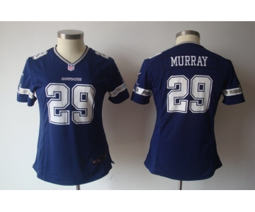 nike women nfl dallas cowboys #29 murray blue[nike]