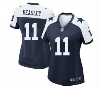 nike women nfl jerseys dallas cowboys #11 beasley blue[Elite thankgivings][beasley]