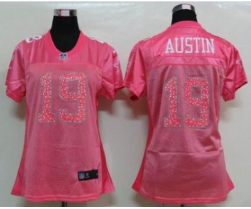 nike women nfl jerseys dallas cowboys #19 austin pink[2012 new]