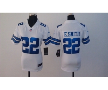 nike women nfl jerseys dallas cowboys #22 e.smith white[nike]