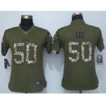 nike women nfl jerseys dallas cowboys #50 sean lee army green[nike Limited Salute To Service]
