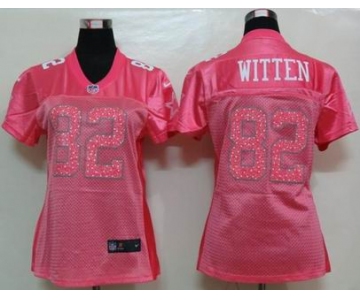 nike women nfl jerseys dallas cowboys #82 witten pink[2012 new]