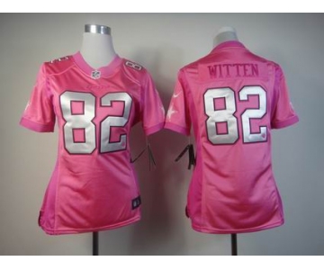nike women nfl jerseys dallas cowboys #82 witten pink[nike love's]