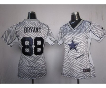 nike women nfl jerseys dallas cowboys #88 bryant [fem fan zebra]