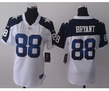 nike women nfl jerseys dallas cowboys #88 bryant white thankgivings[nike]