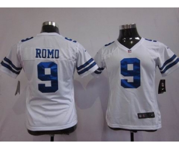 nike women nfl jerseys dallas cowboys #9 romo  white[nike]