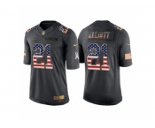 Youth Dallas Cowboys #21 Ezekiel Elliott Anthracite Salute to Service USA Flag Fashion Jersey Youth Dallas Cowboys #21 Ezekiel Elliott Anthracite Salute to Service USA Flag Fashion Jersey
