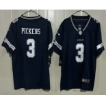 Youth Dallas Cowboys #3 George Pickens Limited Navy Vapor Jersey