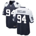 Youth Dallas Cowboys #94 Marshawn Kneeland Navy Alternate Limited Jersey Youth Dallas Cowboys #94 Marshawn Kneeland Navy Alternate Limited Jersey