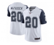 Youth Nike Dallas Cowboys #20 Darren McFadden Limited White Rush NFL Jersey